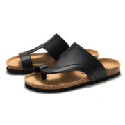 Style Feature: Wide Upper Toe Loop PU Upper Rubber Outsole Flip Flops - 图片 2