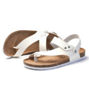 Toe Loop Back Strap PU Upper EVA Outsole Sandals - 图片 6