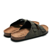 Camouflage Double Buckle PU Upper Rubber Outsole Slides - 图片 3