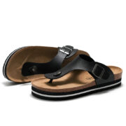 Platform Buckle Toe Post PU Upper Rubber Outsole Women’s Sandals - 图片 8
