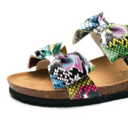 Colorful Bow Strap PU Upper EVA Outsole Sandals - 图片 2