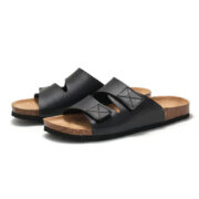 Adjustable Double Strap PU Upper Rubber Outsole Sandals - 图片 4