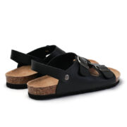 Double Buckle Back Strap Microfiber Upper EVA Outsole Sandals - 图片 5