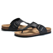 Toe Post Buckle PU Upper EVA Outsole Sandals - 图片 6