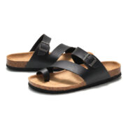 Toe Loop Buckle PU Upper EVA Outsole Sandals - 图片 6