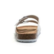 Floral Print Double Buckle PU Upper Rubber Outsole Sandals - 图片 4