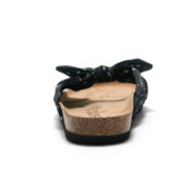 Floral Bow Strap PU Upper Rubber Outsole Sandals - 图片 5