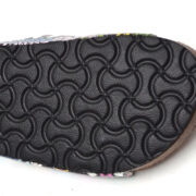 Multicolor Textured Double Buckle PU Upper Cork Footbed Sandals - 图片 4