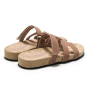 H-Shaped Hook-and-Loop Double Strap PU Upper Composite Outsole Women’s Sandals - 图片 3