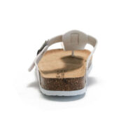 Geometric Print Buckle Toe Post PU Upper Rubber Outsole Sandals - 图片 4