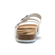 Geometric Print Triple Buckle PU Upper Rubber Outsole Sandals - 图片 4
