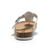 Floral Buckle Toe Post PU Upper Rubber Outsole Sandals - 图片 4