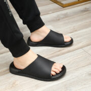 Handmade Genuine Leather Wide Upper Leather Upper Composite Outsole Sandals - 图片 5
