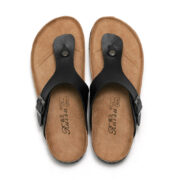 Platform Buckle Toe Post PU Upper Rubber Outsole Women’s Sandals - 图片 5