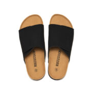 Hook-and-Loop Wide Strap PU Upper Rubber Outsole Sandals - 图片 6
