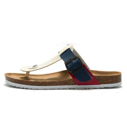 White, Navy Blue and Red