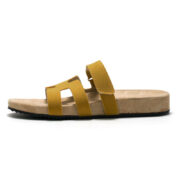 H-Shaped Hook-and-Loop Double Strap PU Upper Composite Outsole Women’s Sandals - 图片 6