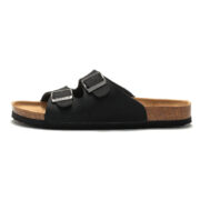 Double Buckle PU Upper Rubber Outsole Sandals - 图片 8