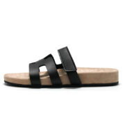 H-Shaped Hook-and-Loop Double Strap PU Upper Composite Outsole Women’s Sandals - 图片 5