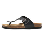 Toe Post Buckle PU Upper EVA Outsole Sandals - 图片 2
