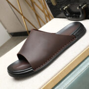 Handmade Genuine Leather Wide Upper Leather Upper Composite Outsole Sandals - 图片 2