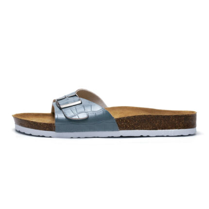 Metallic Silver Blue