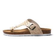 Woven-Texture Buckle Toe Post PU Upper EVA Outsole Flip Flops - 图片 6